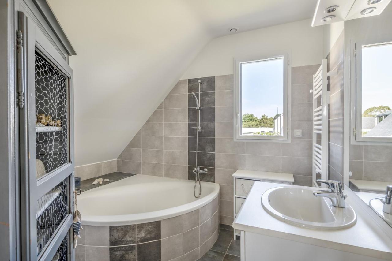 Maison Vue Mer Dans Le Golfe Du Morbihan バダン エクステリア 写真