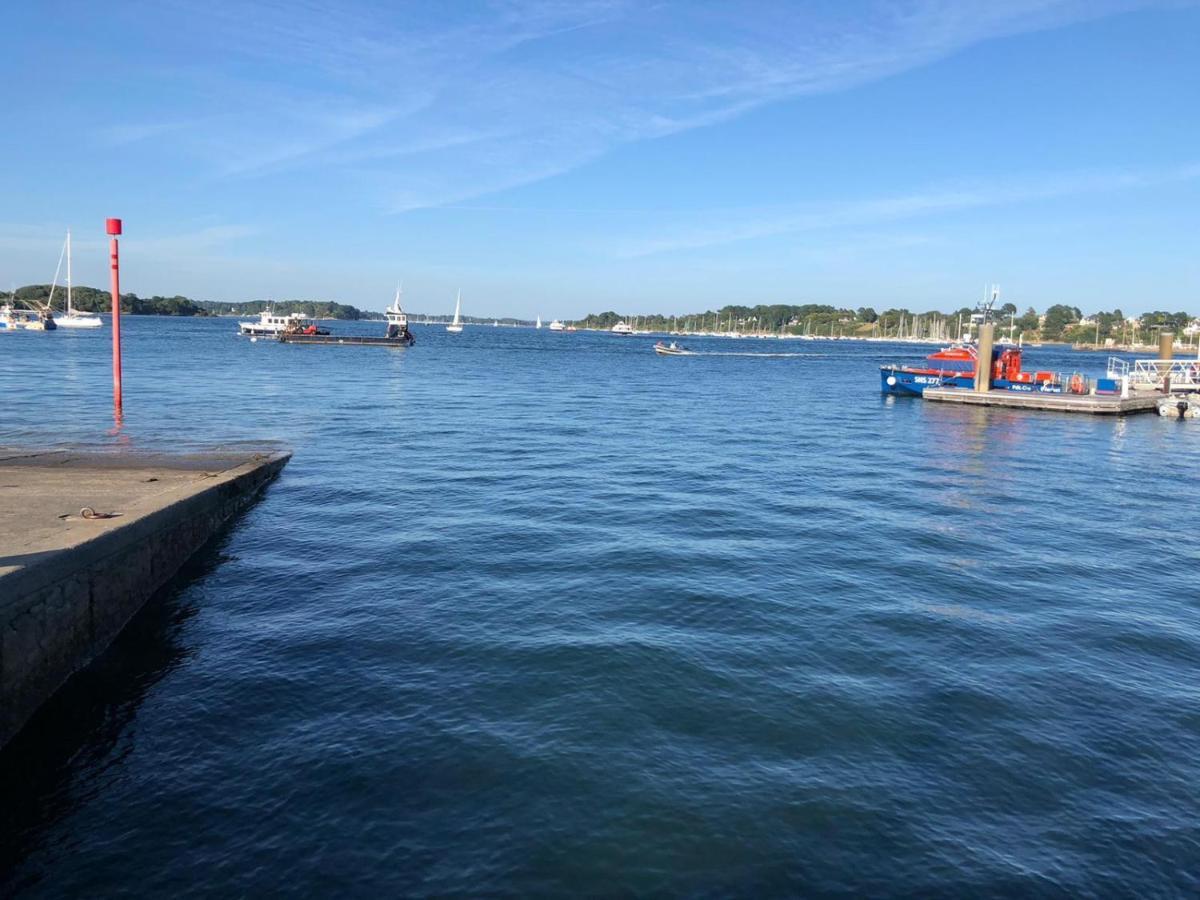 Maison Vue Mer Dans Le Golfe Du Morbihan バダン エクステリア 写真